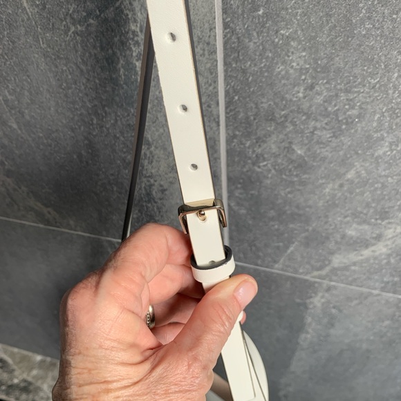 KATE SPADE White Eyelet MAGNOLIA Purse Tote MINA - Picture 6 of 9